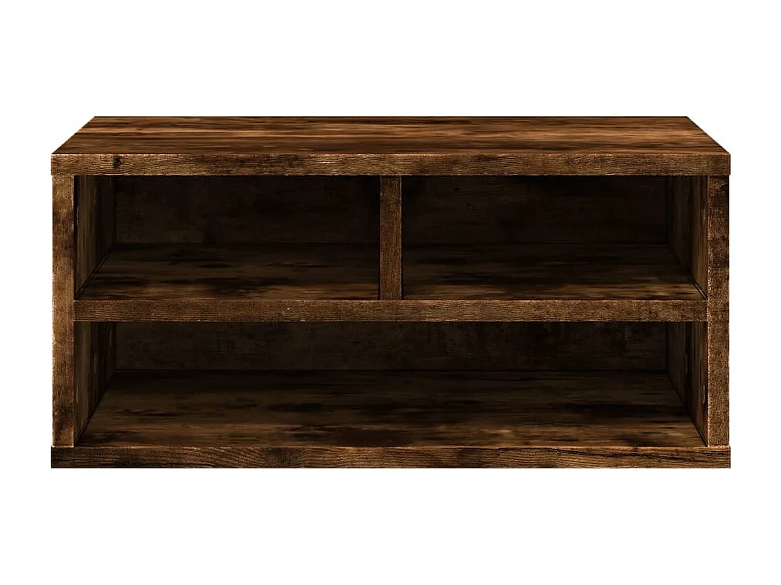 Soporte para impresora roble ahumado 49x40x22,5 cm madera contrachapada