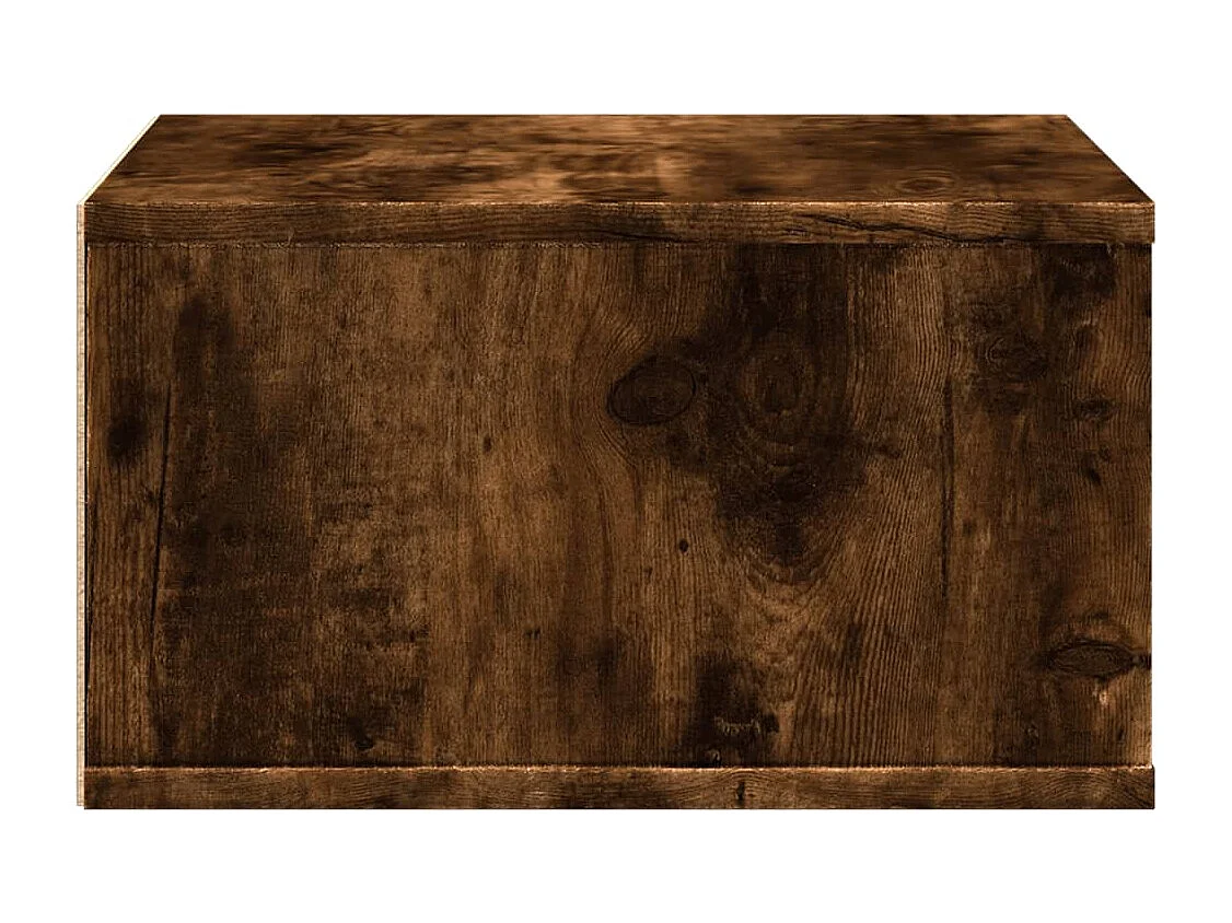 Support d'imprimante chêne fumé 49x40x22,5 cm bois d'ingénierie