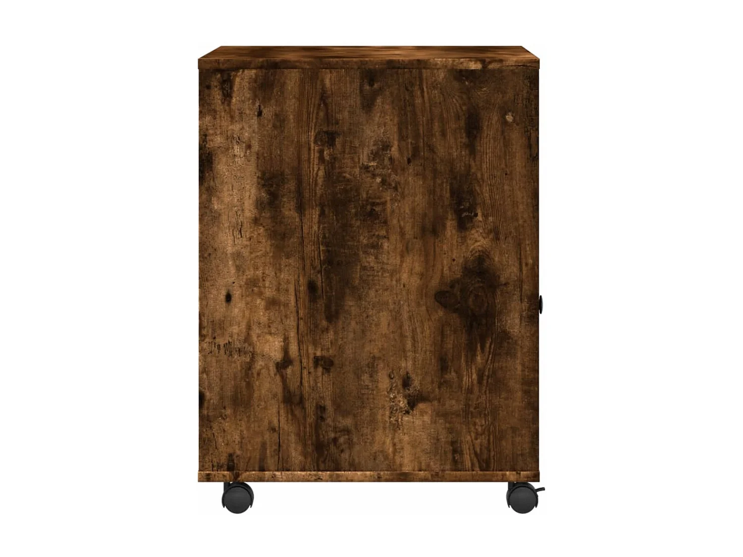 Support d'imprimante avec roulettes chêne fumé 60x50x67 cm