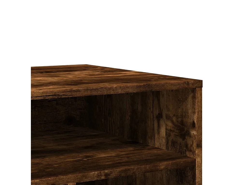 Support d'imprimante avec roulettes chêne fumé 60x50x67 cm