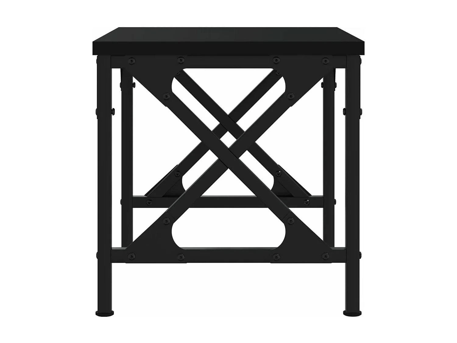 Soporte impresora negro 40x30x31 cm madera contrachapada