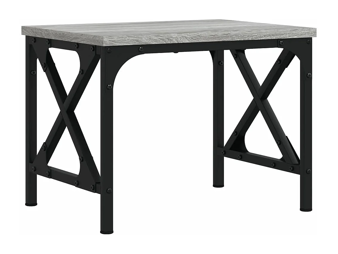 Support d'imprimante sonoma gris 40x30x31 cm bois d'ingénierie