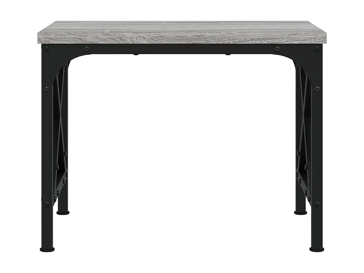 Support d'imprimante sonoma gris 40x30x31 cm bois d'ingénierie