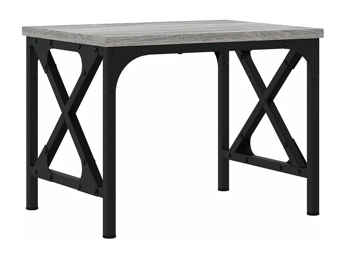 Support d'imprimante sonoma gris 40x30x31 cm bois d'ingénierie