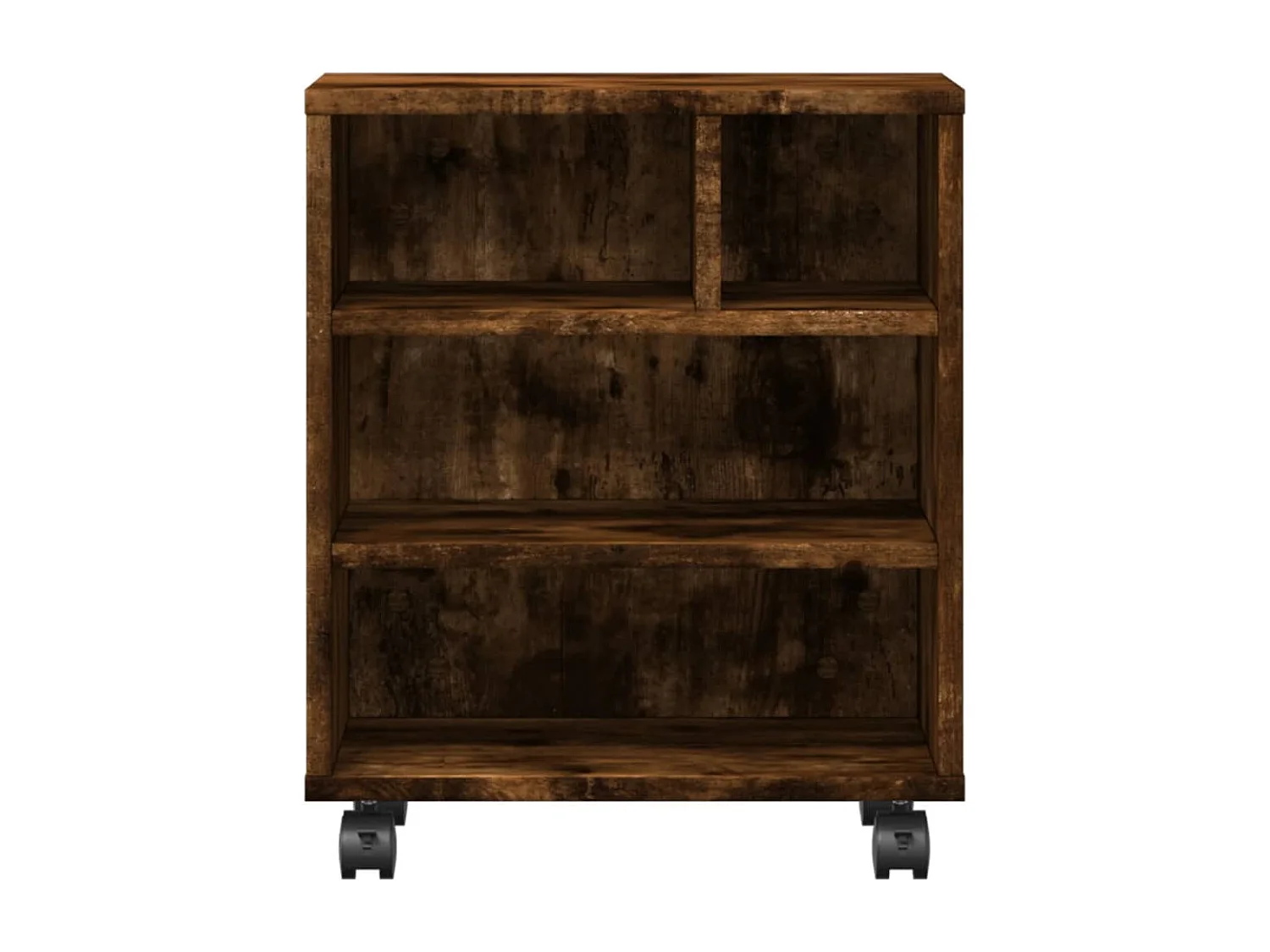 Supporto per stampante con ruote rovere affumicato 41x32x48 cm