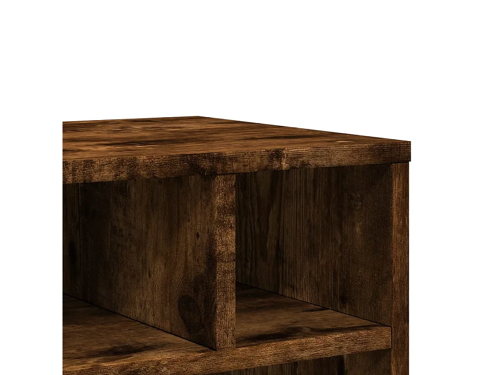 Supporto per stampante con ruote rovere affumicato 41x32x48 cm