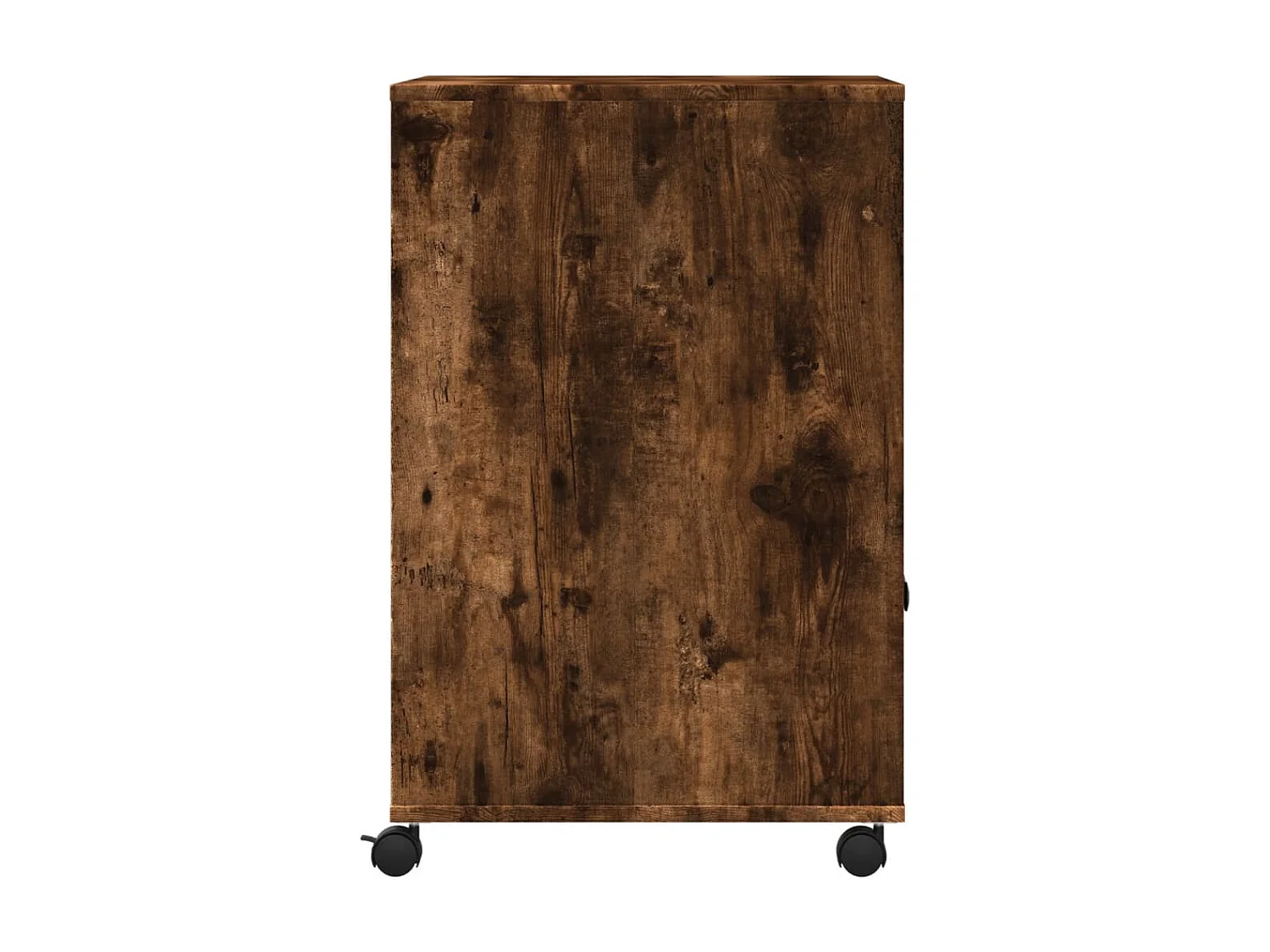 Druckerständer mit Rädern, geräucherte Eiche, 60 x 48 x 74 cm