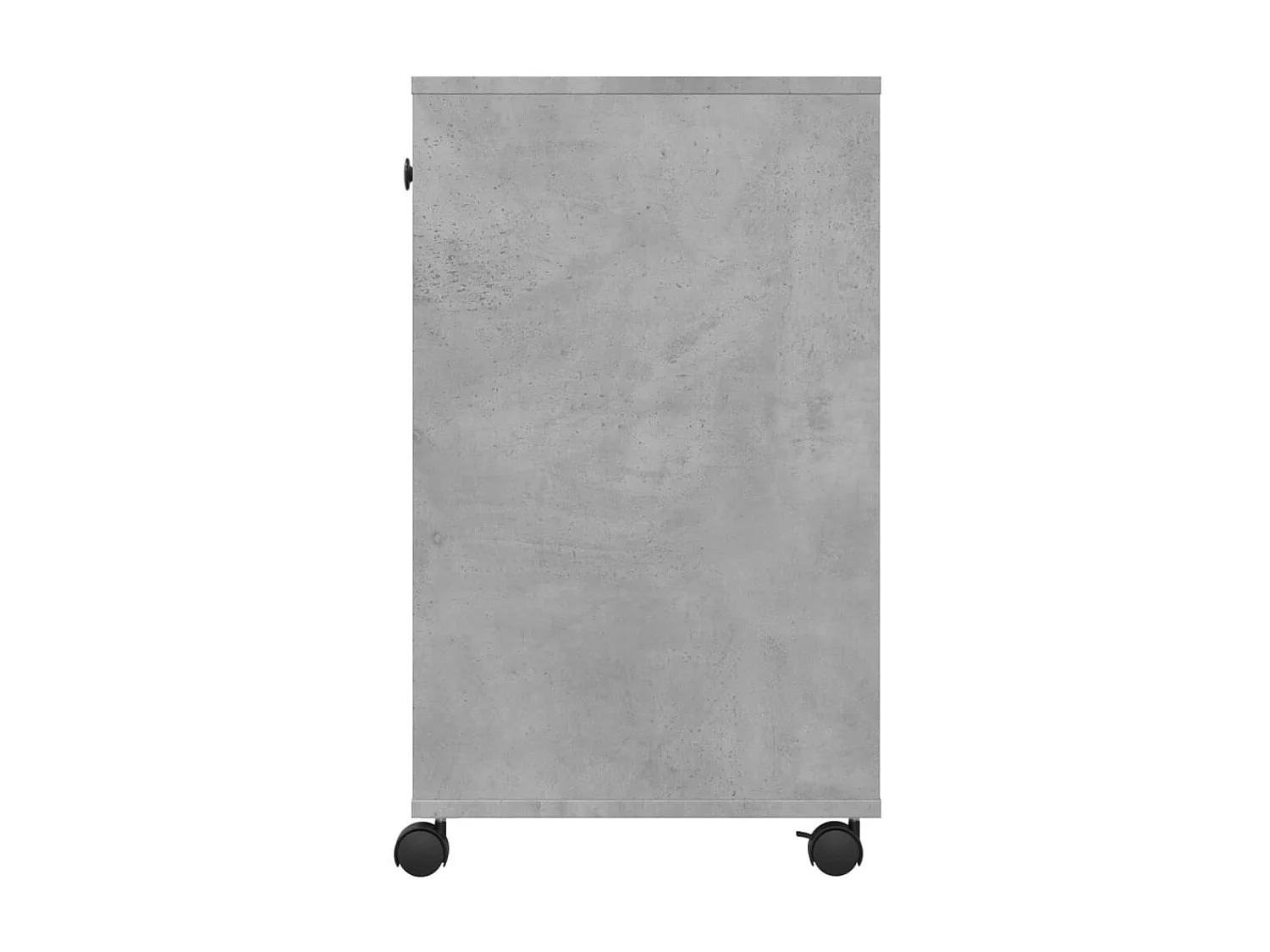 Support d'imprimante avec roulettes gris béton 60x40x68,5 cm