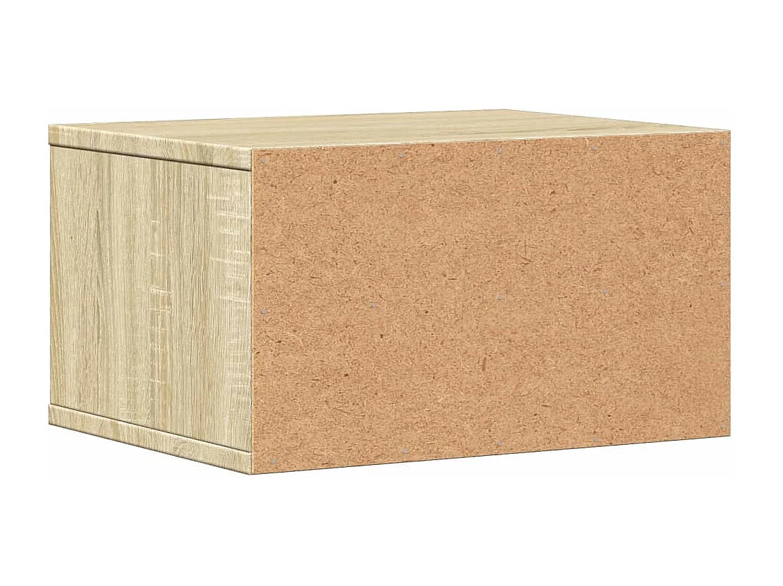 Soporte para impresora roble Sonoma 40x32x22,5 cm madera contrachapada