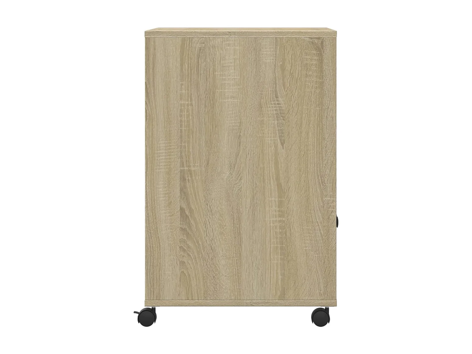 Support d'imprimante avec roulettes chêne sonoma 60x48x74 cm