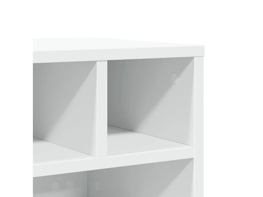 Soporte para impresora con ruedas blanco 41x32x34,5 cm