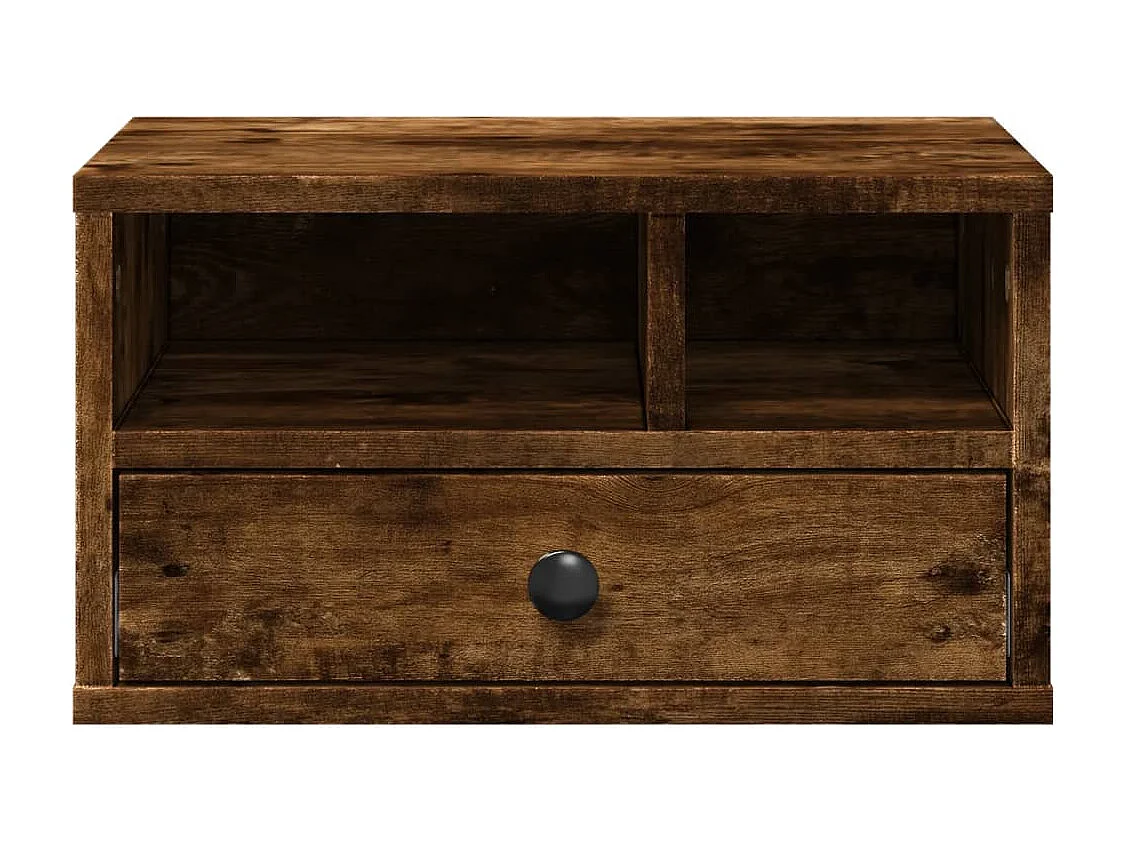 Supporto stampante rovere affumicato 40x32x22,5 cm legno composito