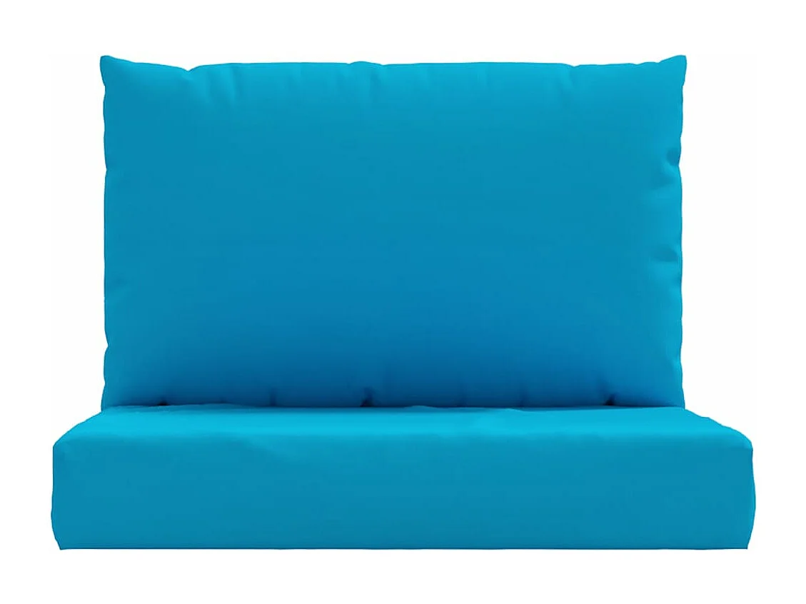 Coussins de palette lot de 2 bleu clair tissu oxford