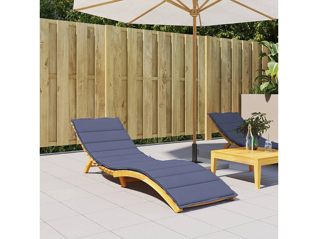 Sonnenliegen-Auflage Marineblau Oxford-Gewebe