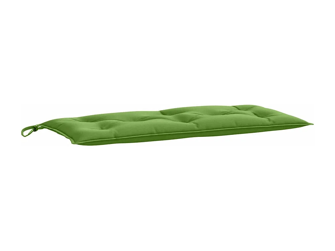 Almofadões banco jardim 2pcs 100x50x7cm mesclado tecido verde