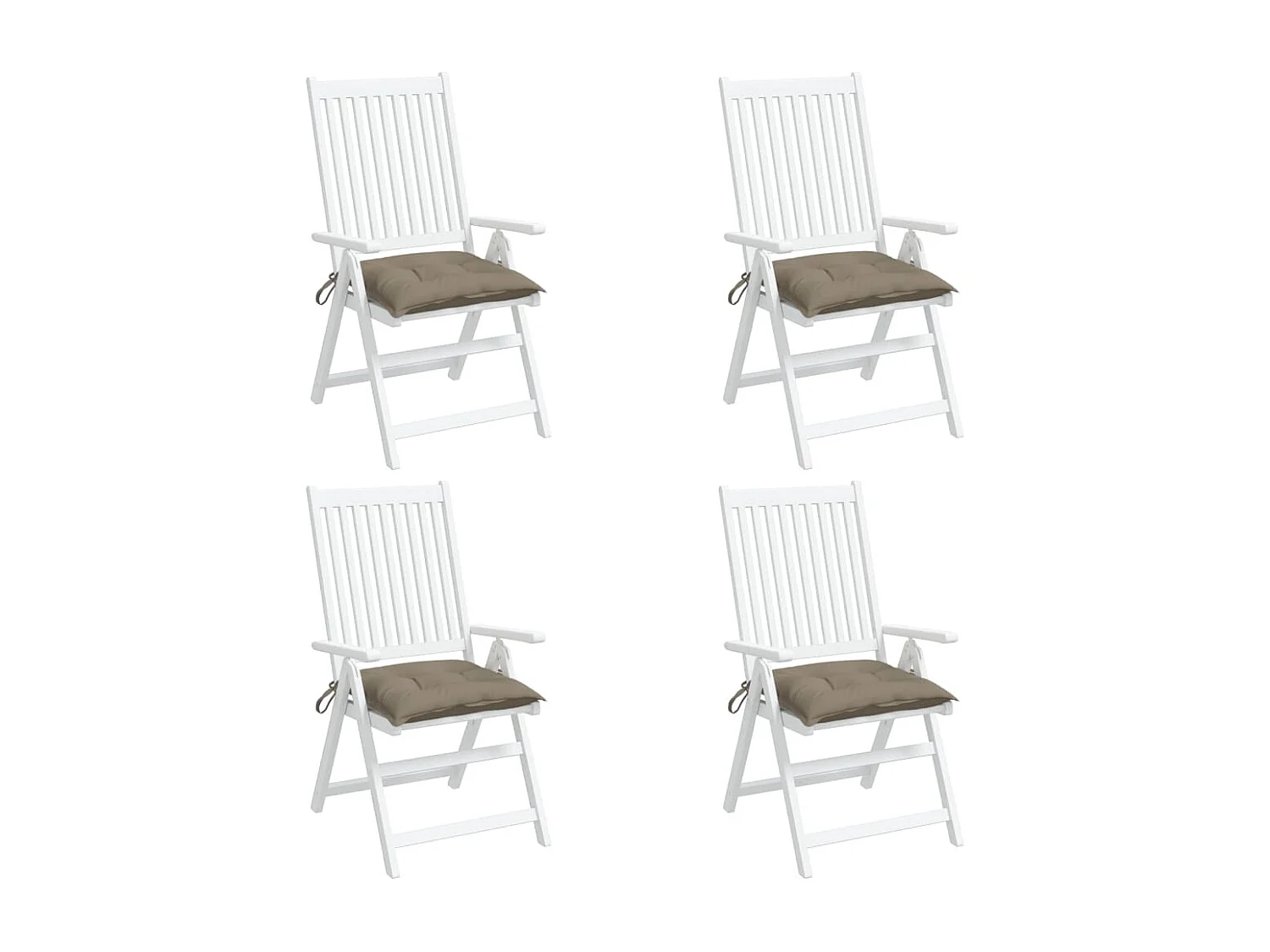 Almofadões móveis paletes 4 pcs tecido oxford cinza-acastanhado