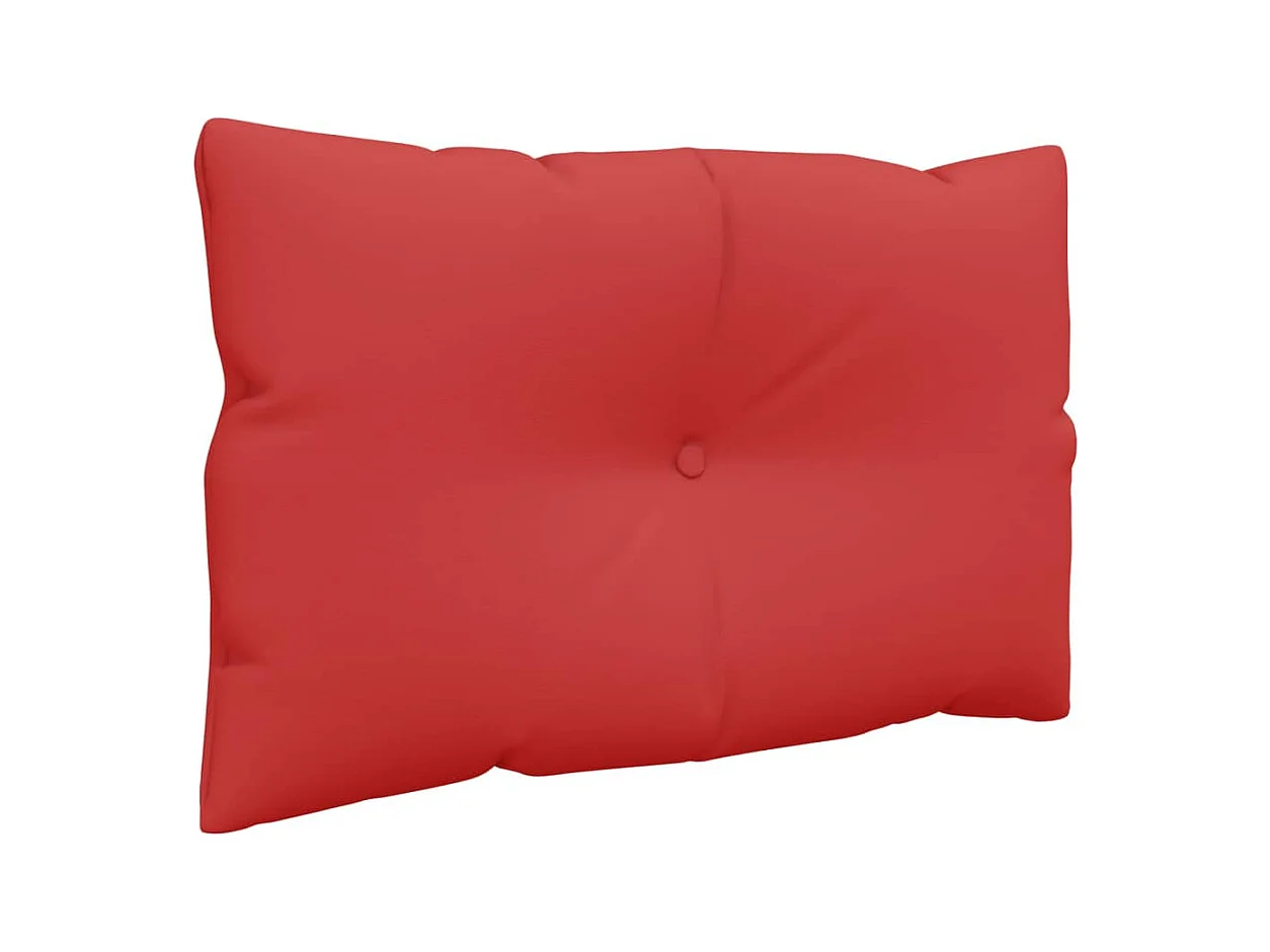 Palettenkissen 2-tlg. Rot Stoff