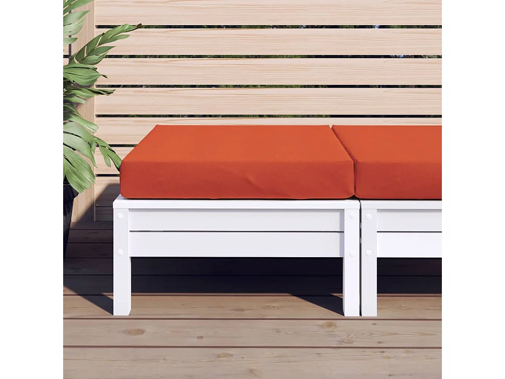 Cuscino per Pallet Rosso Mélange 60x60x10 cm in Tessuto