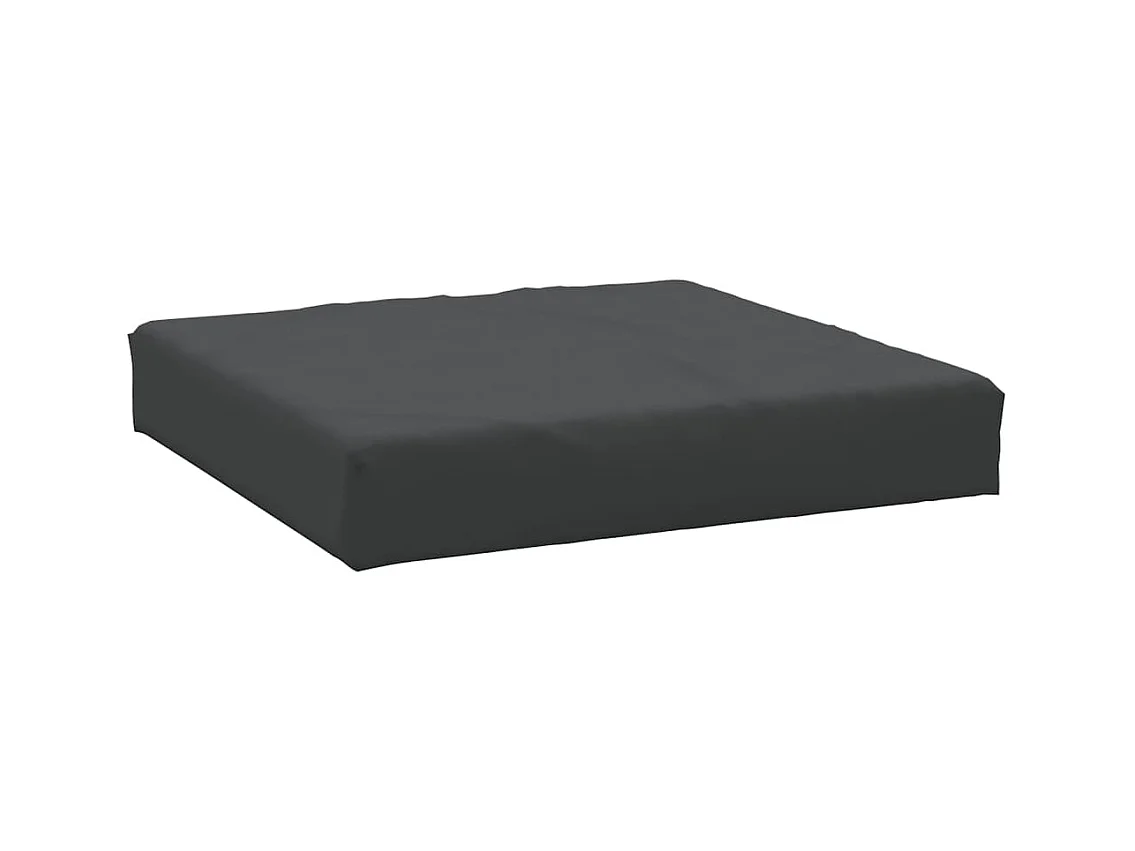 Coussins de palette lot de 2 noir tissu oxford