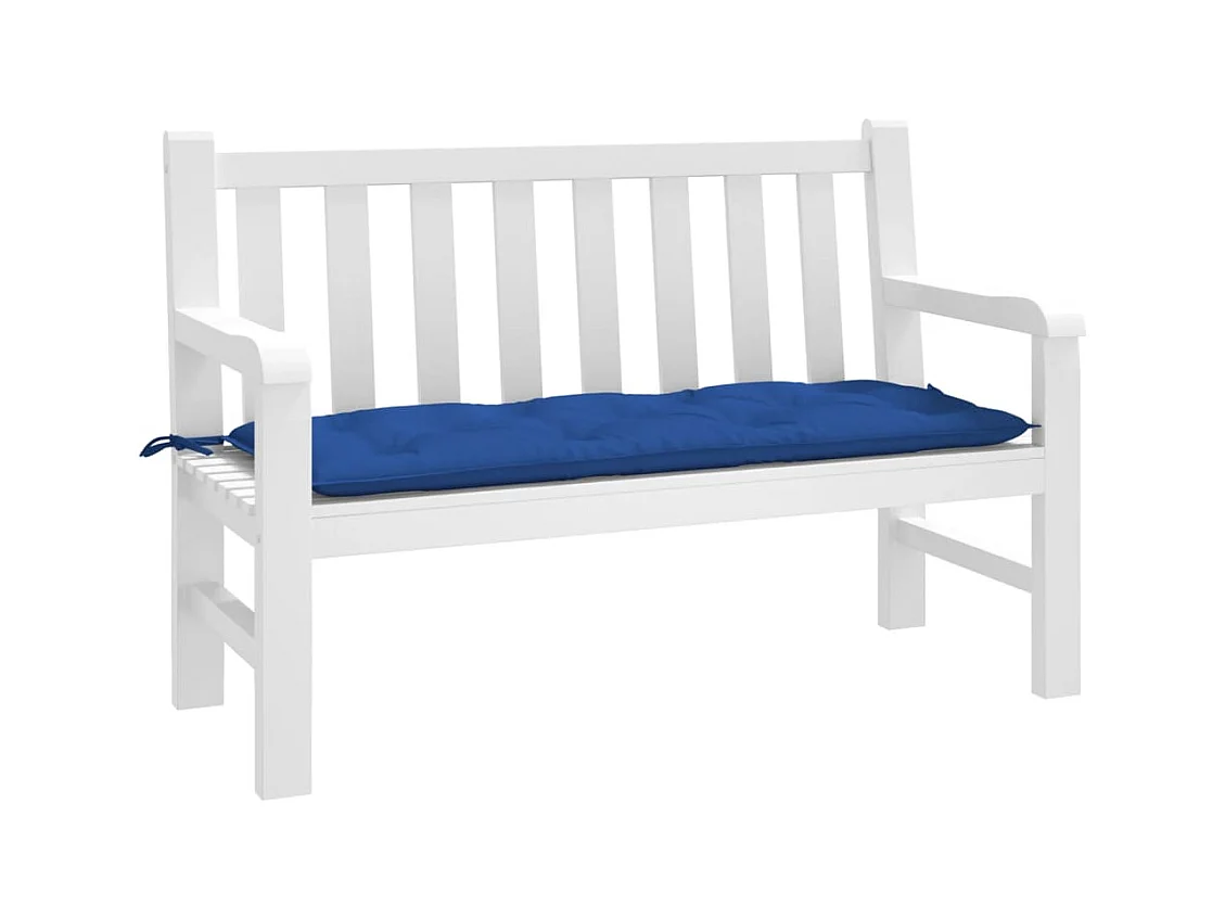Gartenbank-Auflage Blau 120x50x7 cm Oxford-Gewebe