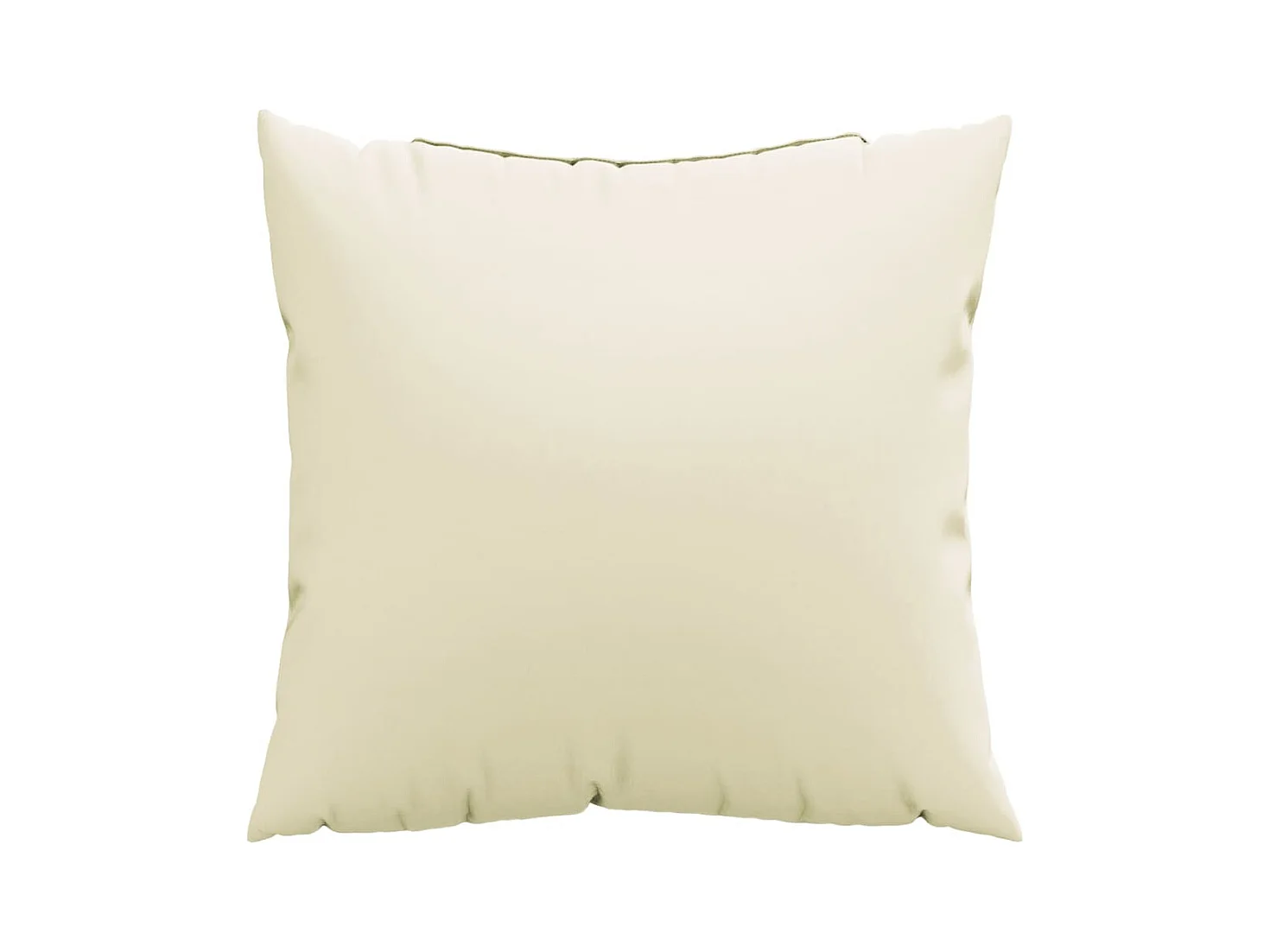 Almofadas de sofá 4 pcs 40x40 cm tecido cor creme