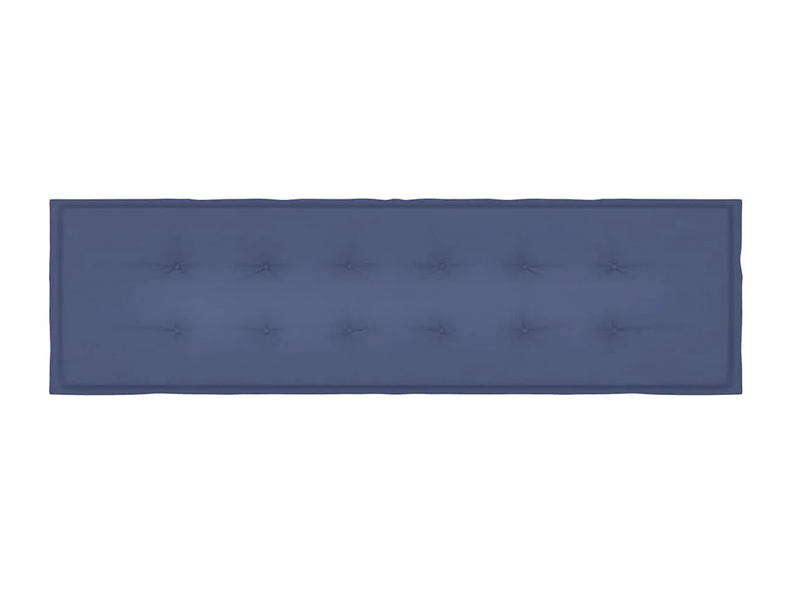 Cuscino per Panca Blu Marino 180x50x3 cm in Tessuto Oxford