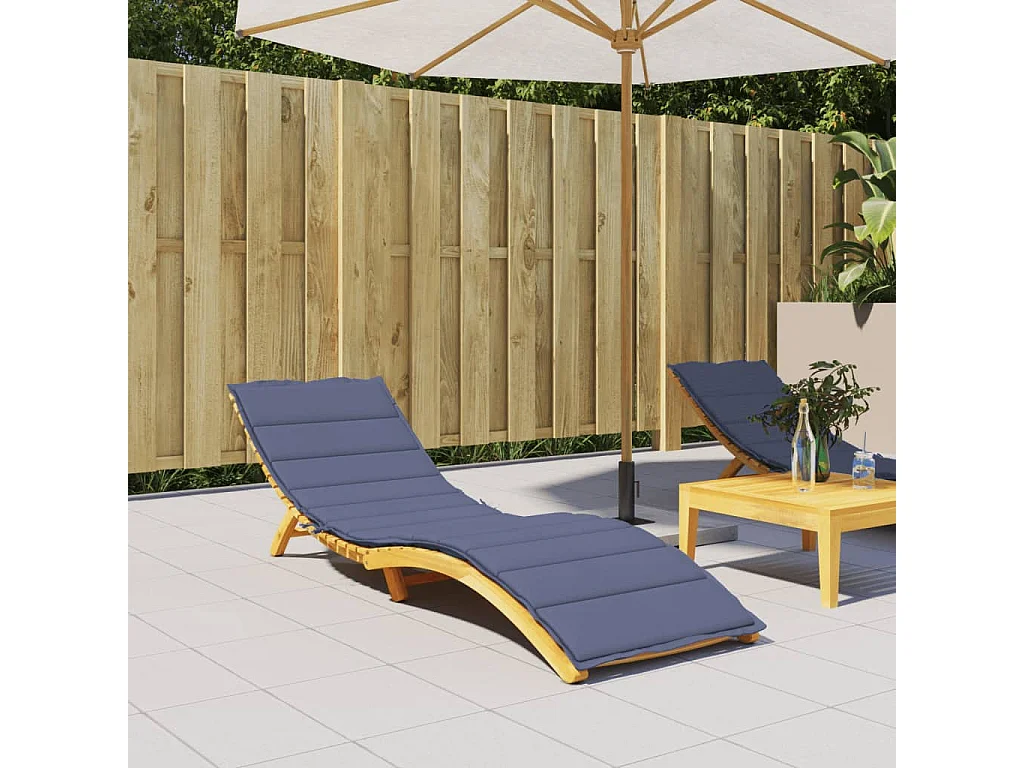 Sonnenliegen-Auflage Marineblau Oxford-Gewebe