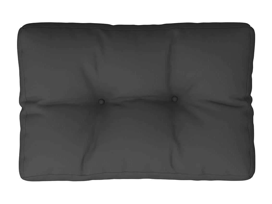 Almofadão para paletes 50x40x12 cm tecido preto