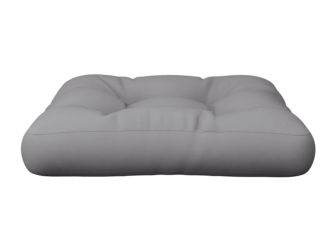 Palettenkissen Grau 58x58x10 cm Stoff