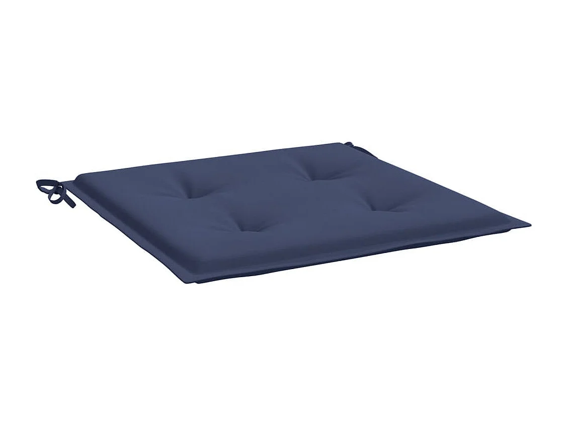 Cuscini per Pallet 6 pz Blu Marino 50x50x3 cm in Tessuto Oxford