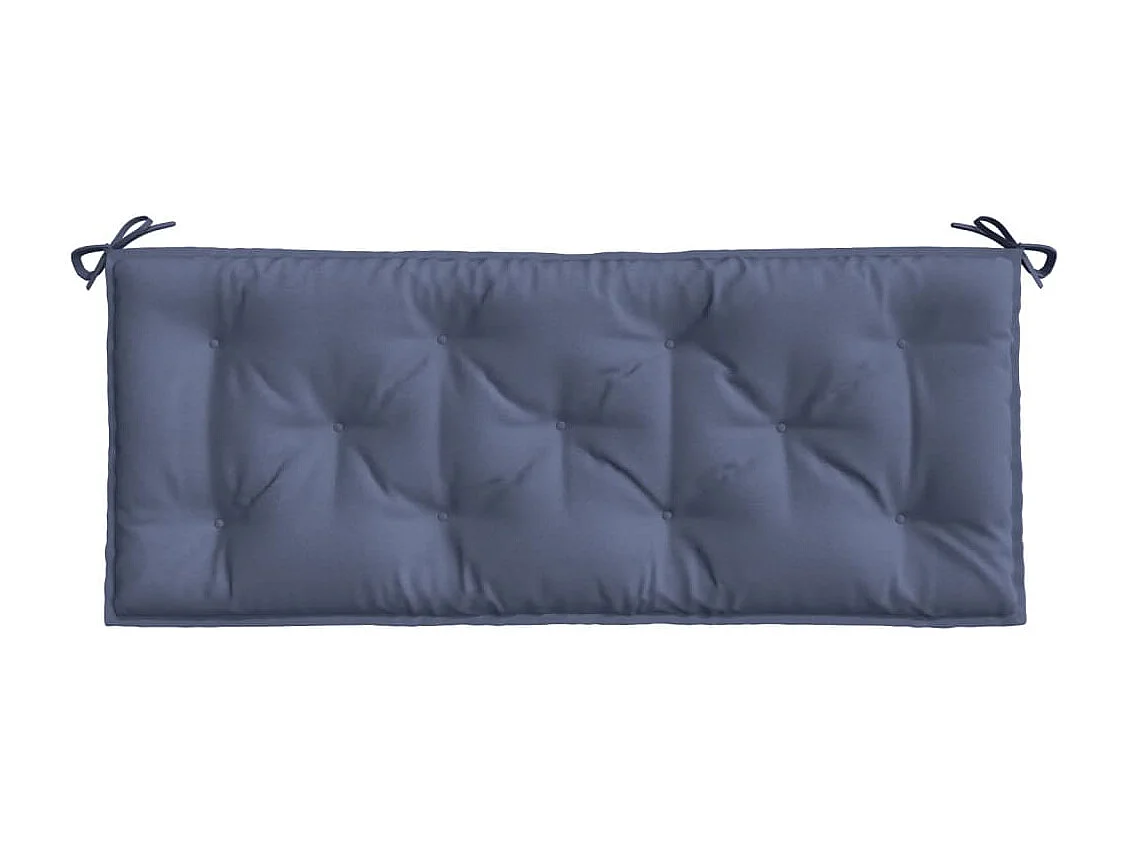 Almofadão p/ banco jardim 120x50x7cm tecido oxford azul-marinho
