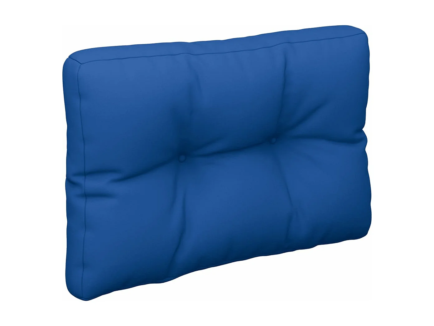 Cuscini per Pallet 2 pz Blu Reale in Tessuto