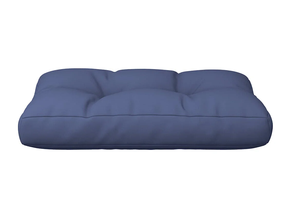 Cuscino per Pallet Blu Marino 60x40x12 cm in Tessuto