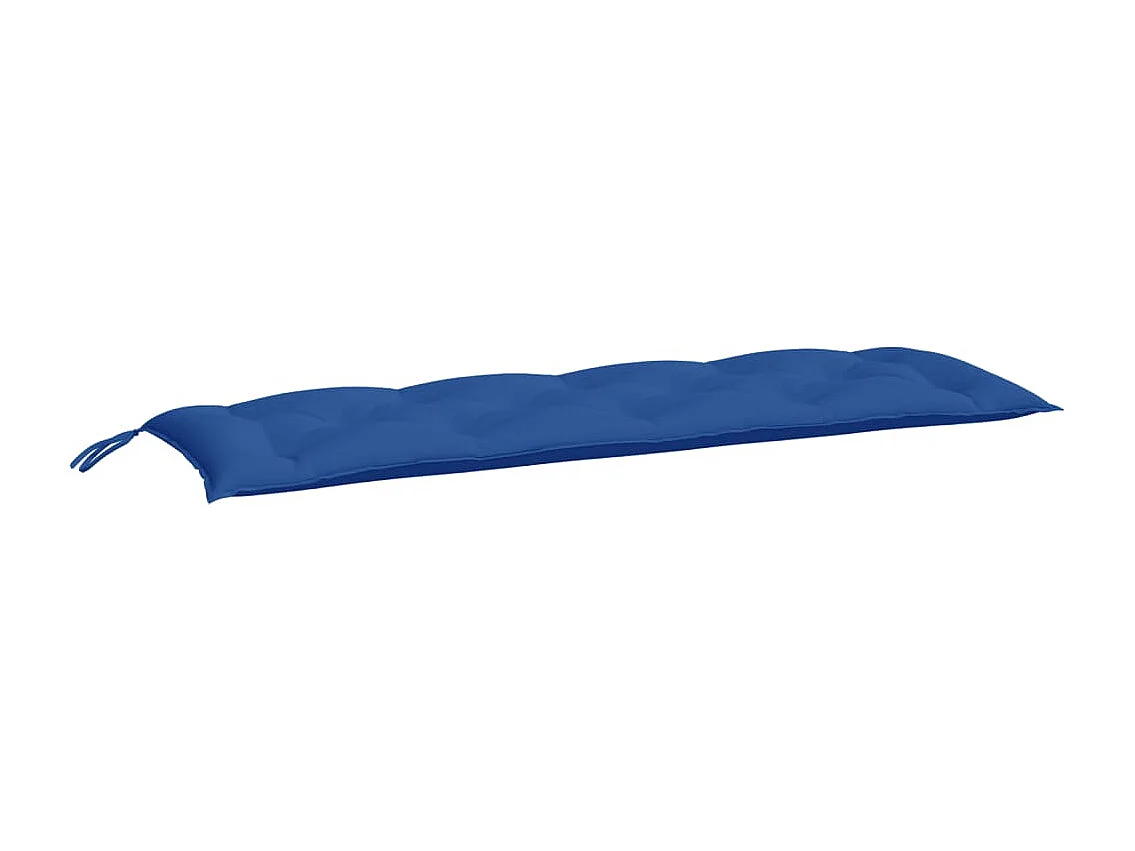 Cuscino per Panca Giardino Blu Reale 150x50x7 cm Tessuto Oxford