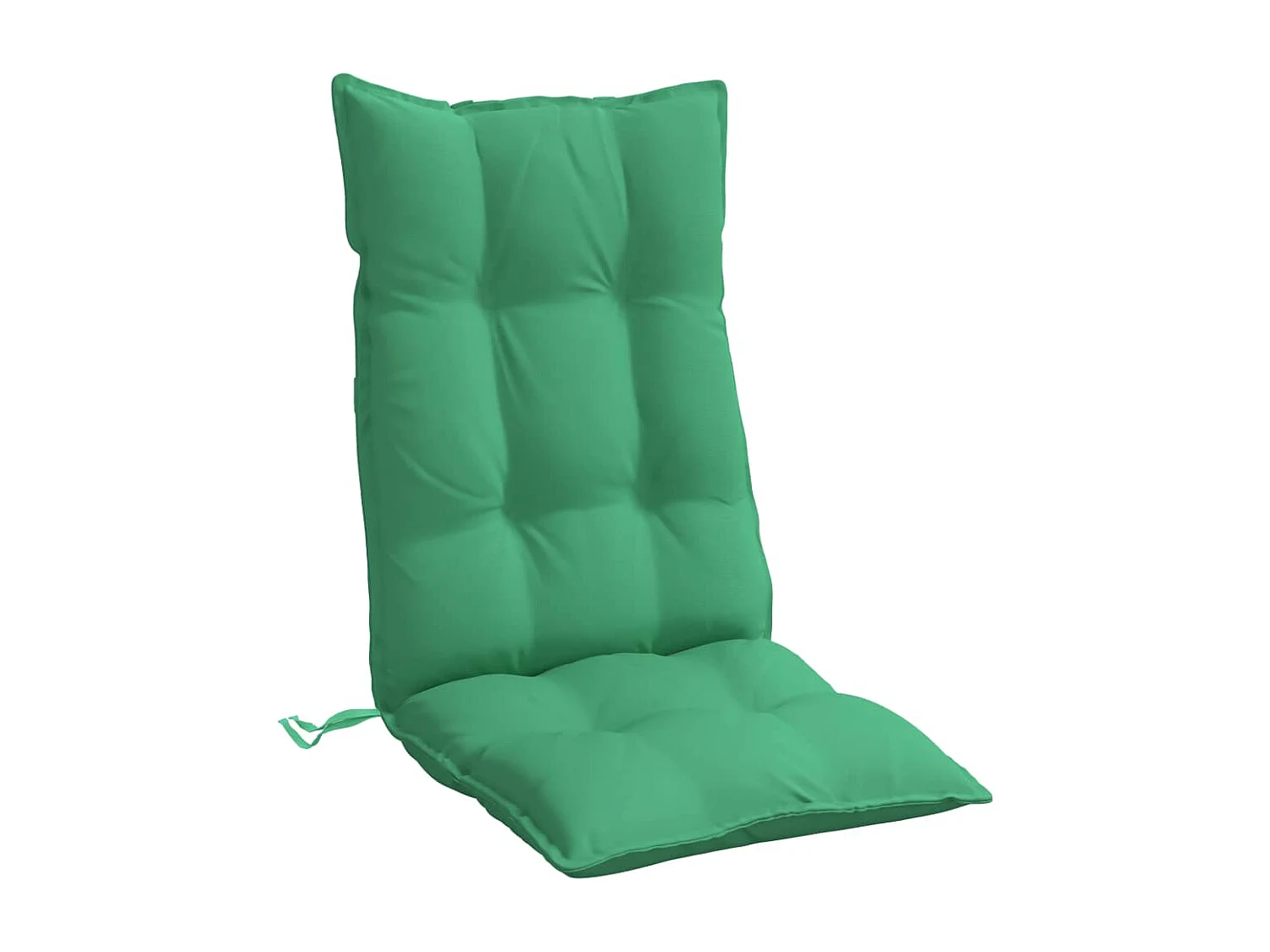 Cojines de silla con respaldo alto 2 uds tela Oxford verde