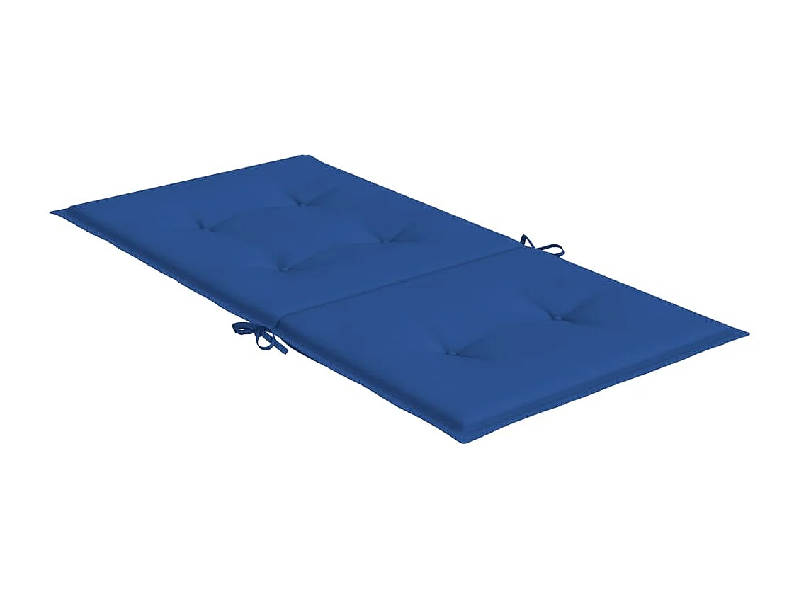 Almofadões lombares p/ cadeiras de jardim 2pcs oxford azul real