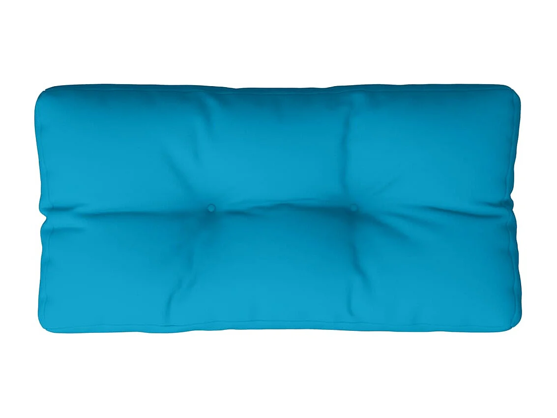 Almofadão para sofá de paletes 70x40x12 cm tecido azul-claro