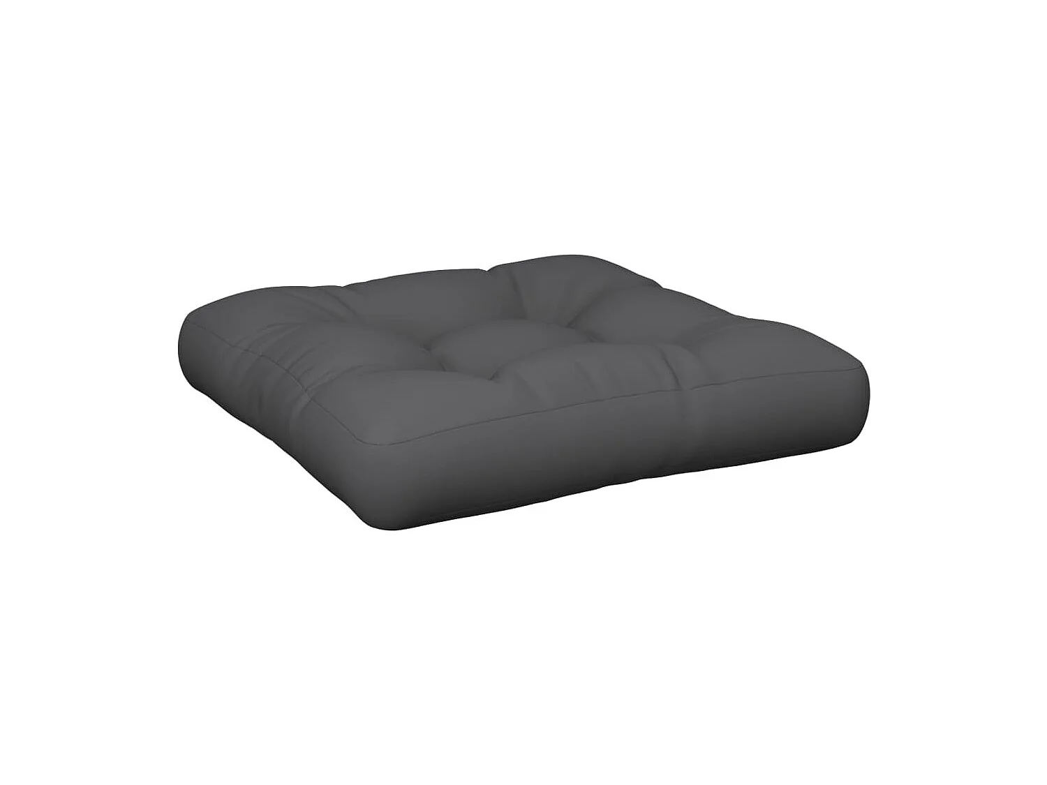 Cuscini per Pallet 2 pz Antracite in Tessuto