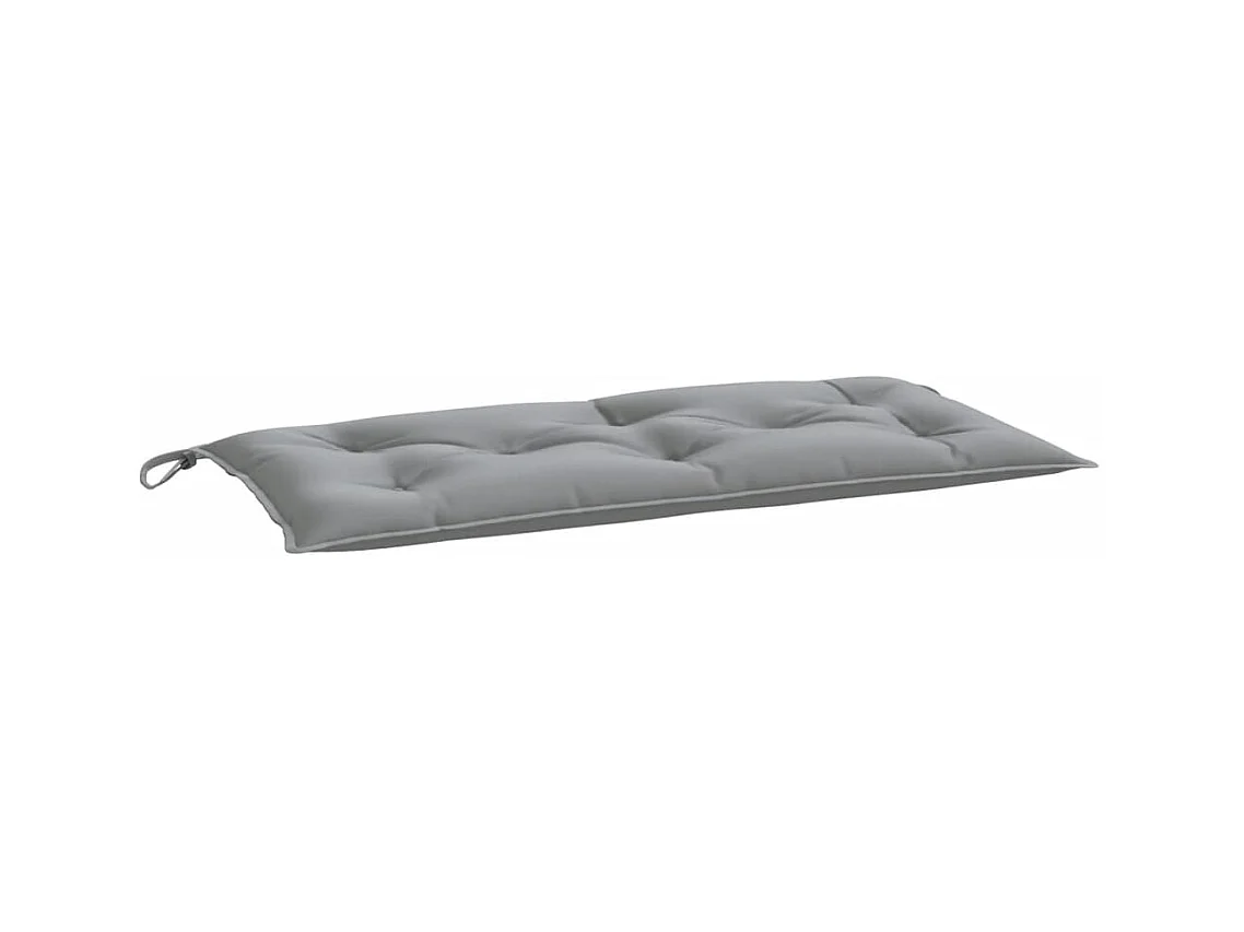 Coussin de banc de jardin gris 100x50x7 cm tissu oxford