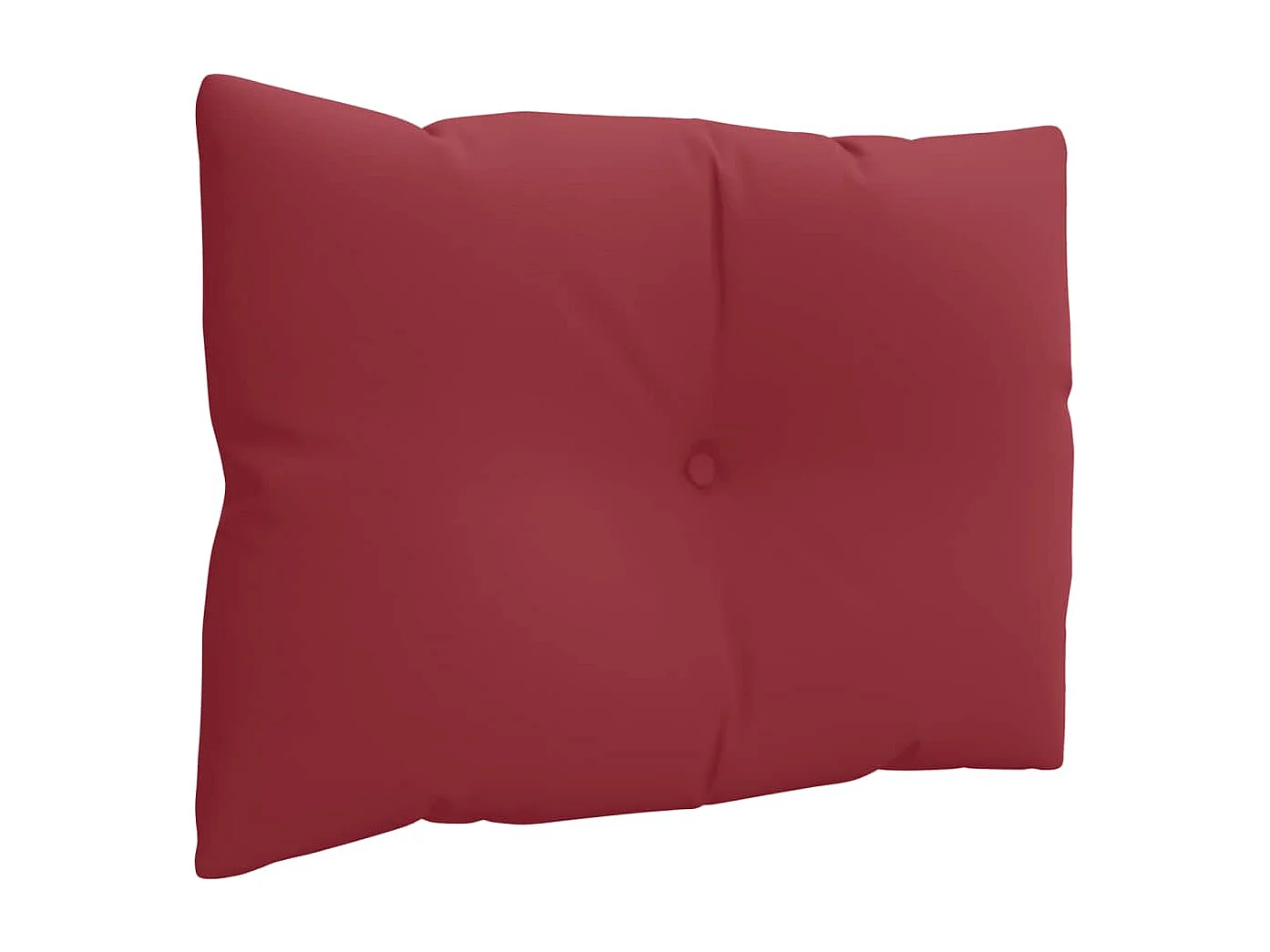 Coussins de palette lot de 3 rouge bordeaux tissu
