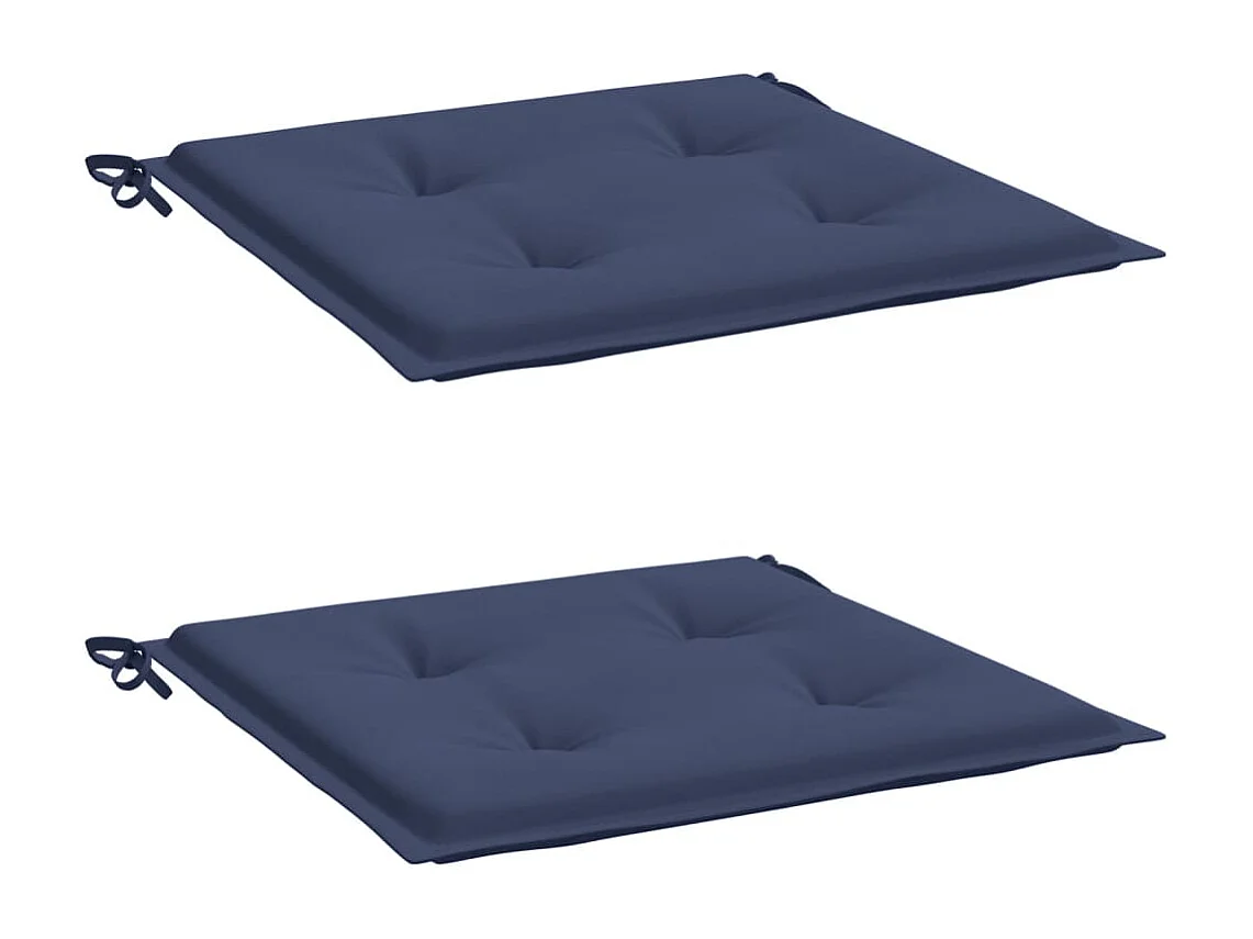 Almofadões p/ sofá de paletes 2 pcs tecido oxford azul-marinho