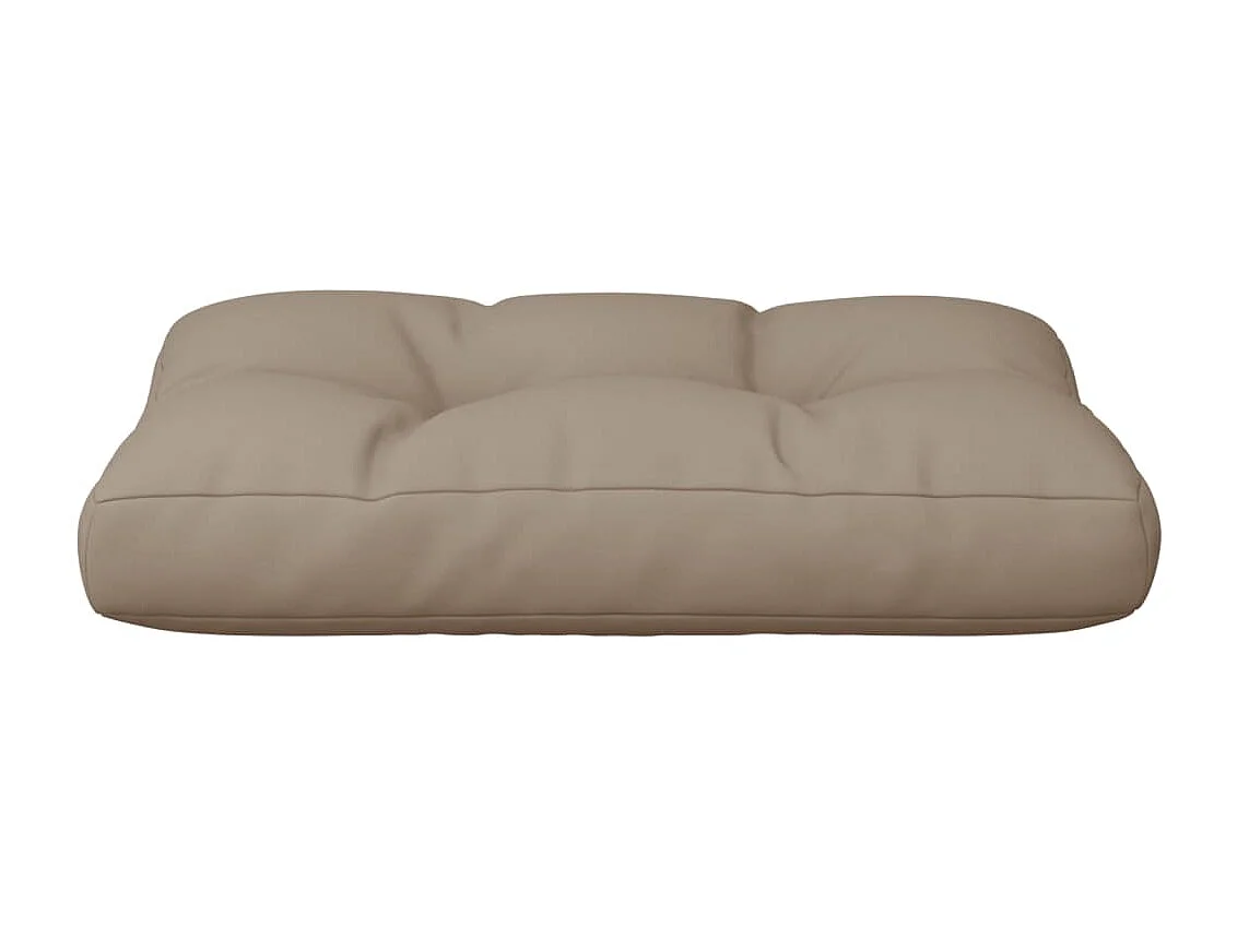 Cuscino per Pallet Tortora 50x40x12 cm in Tessuto