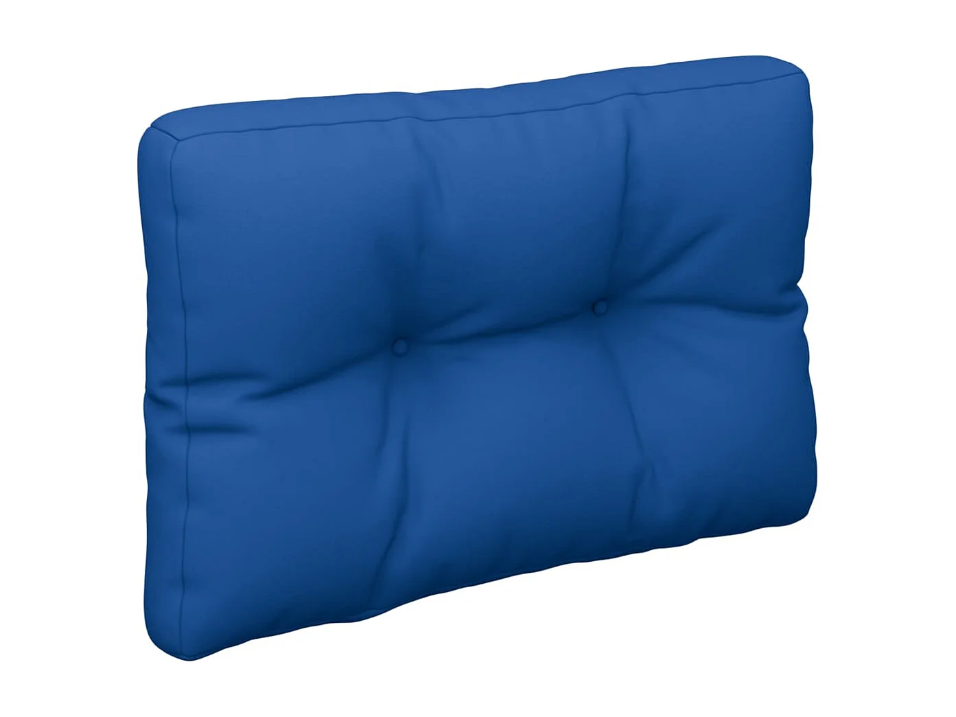 Coussin de palette bleu royal 50x40x12 cm tissu