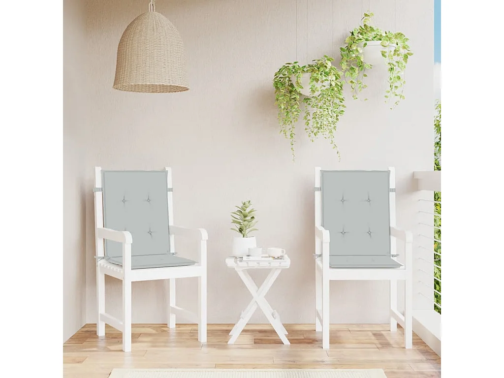 Almofadões lombares cadeiras 2pcs 100x50x4 cm mesclado tecido