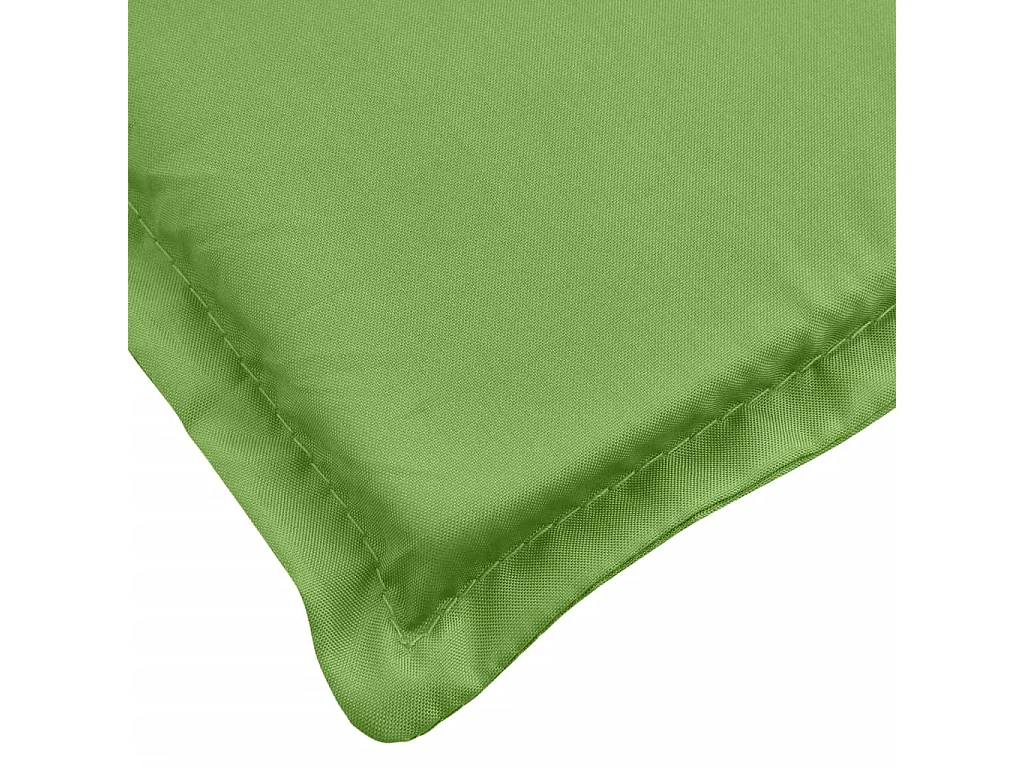 Coussin de banc de jardin vert mélangé 180x50x7 cm tissu