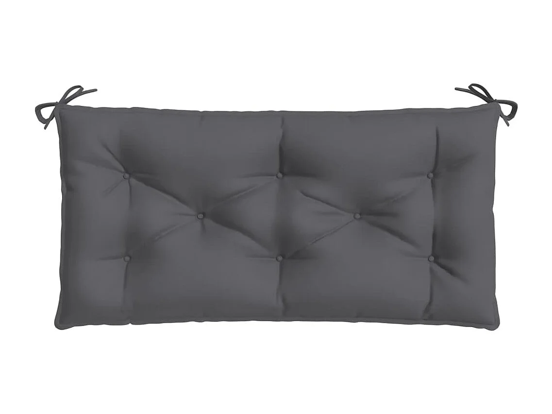 Coussin de banc de jardin anthracite 100x50x7 cm tissu oxford