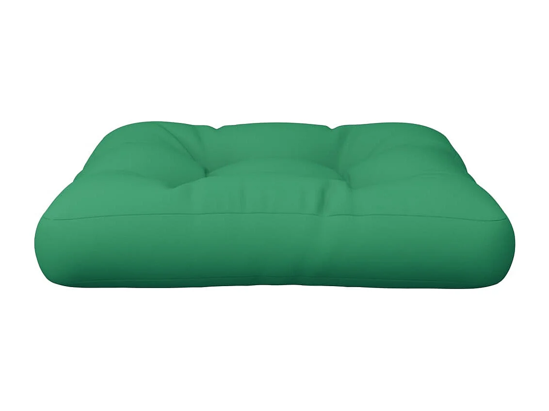 Cuscino per Pallet Verde 50x50x12 cm in Tessuto