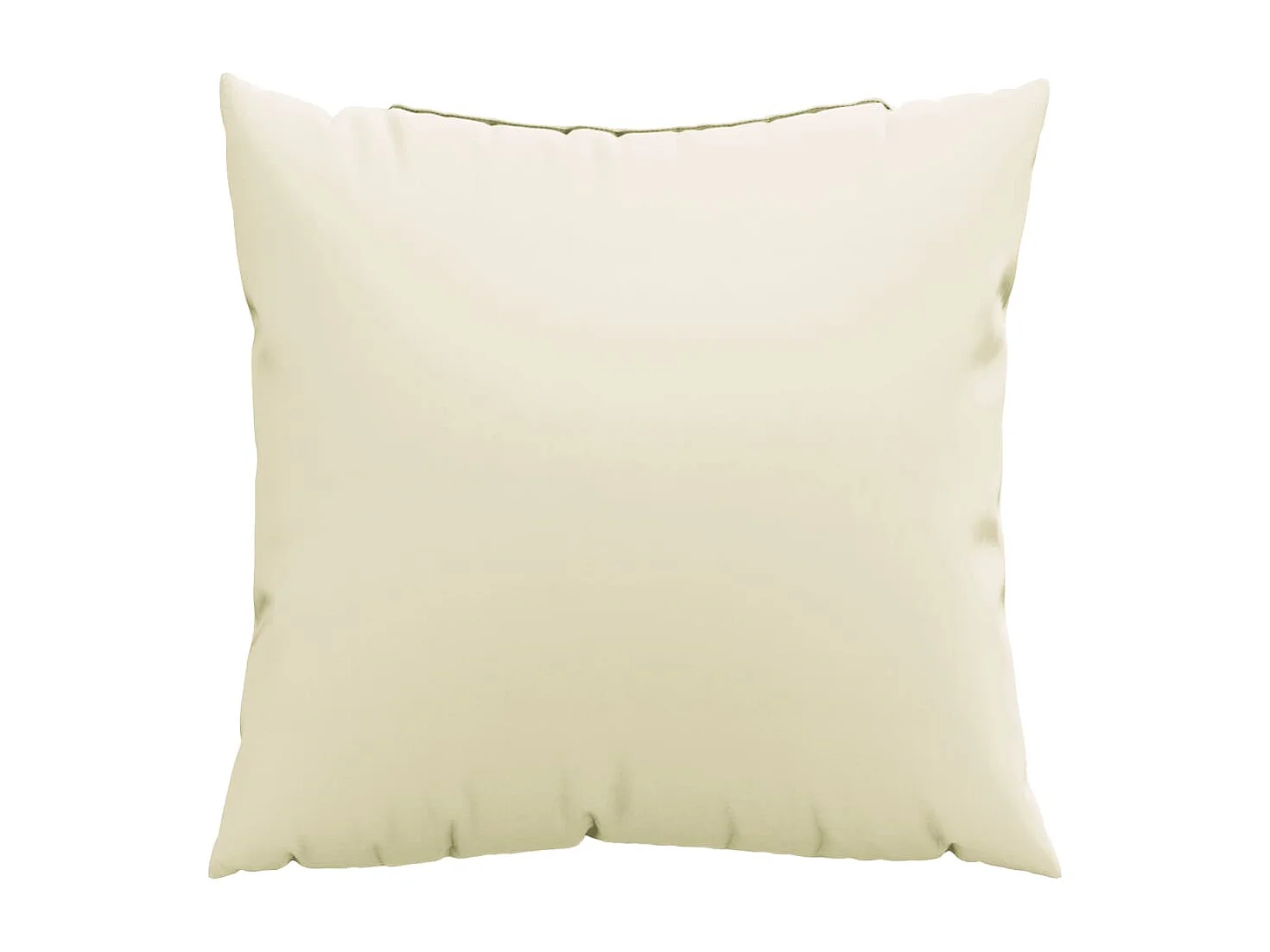 Sofakissen 4 Stk. Creme 60x60 cm Stoff