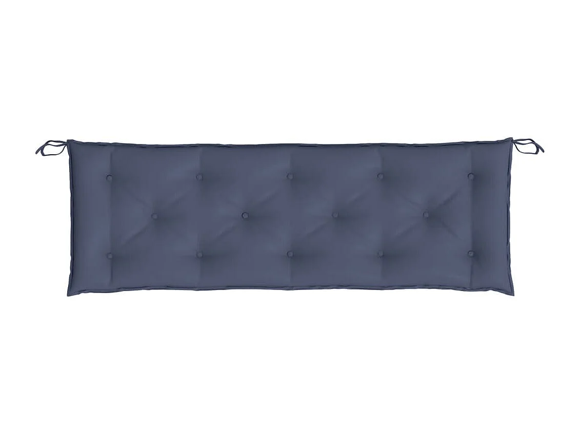 Coussin de banc de jardin bleu marine 150x50x7 cm tissu oxford