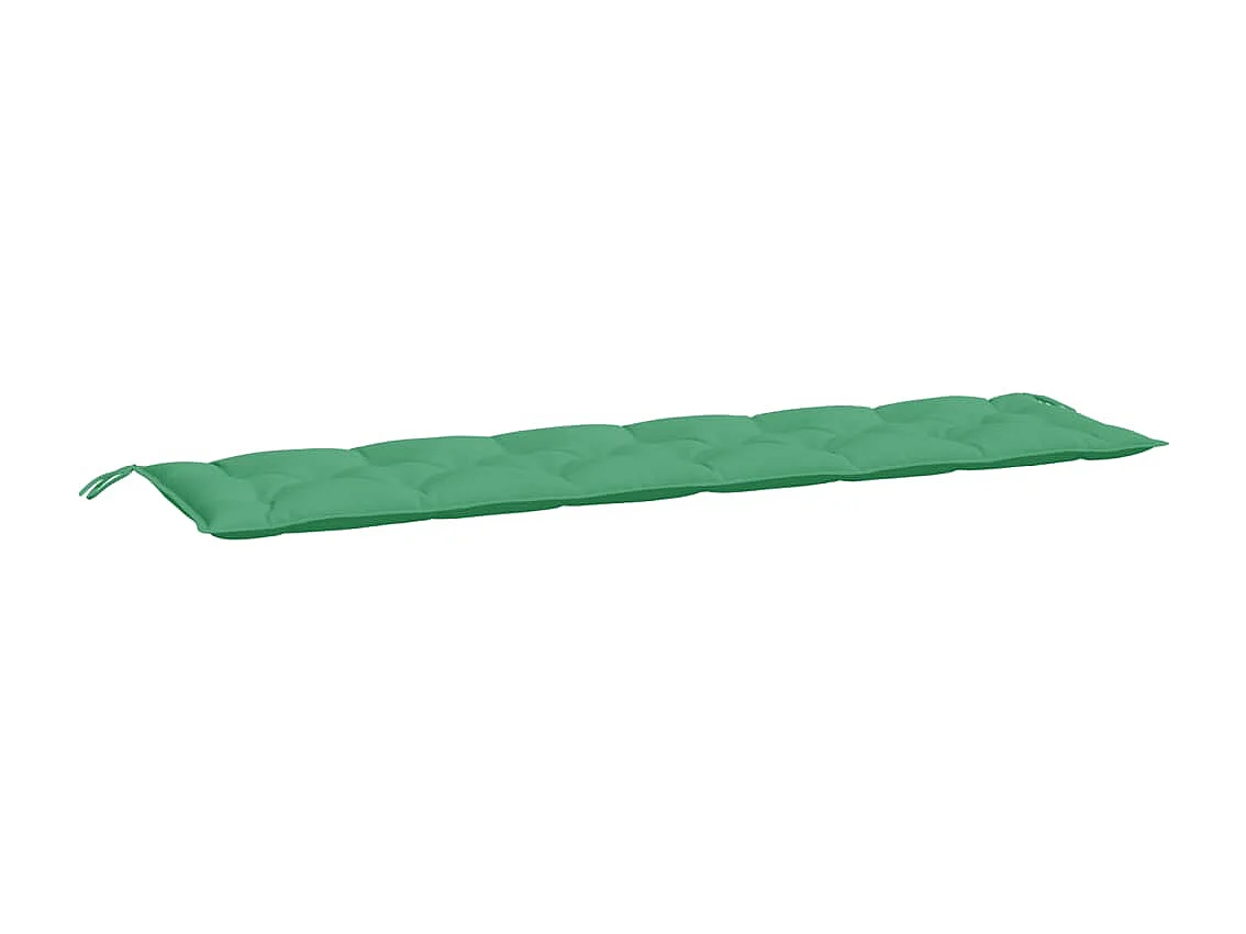 Almofadões banco jardim 2 pcs 200x50x7cm tecido oxford verde